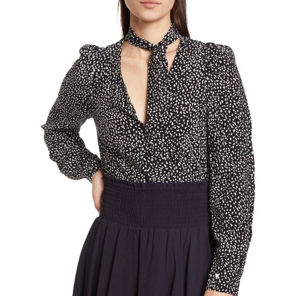 Maje Tops - Maje Cosinau Tie Top 3 (10) NWT